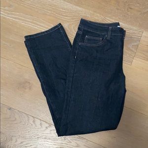 Dark Blue Straight Jeans